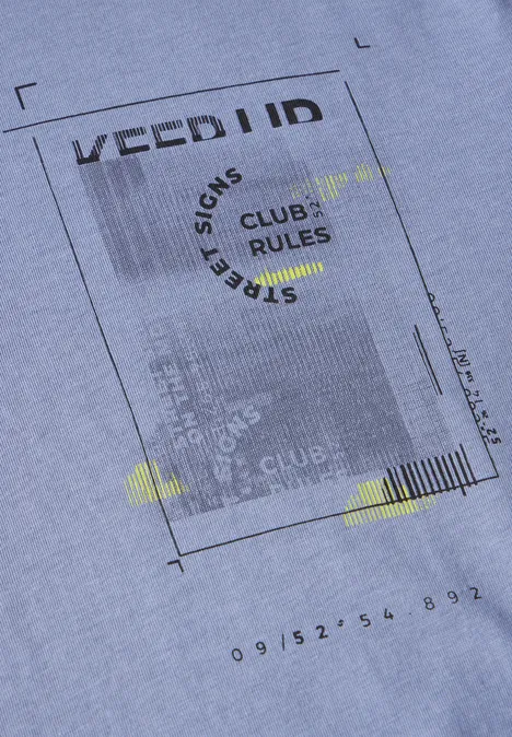 T-shirt avec chestprint city grey