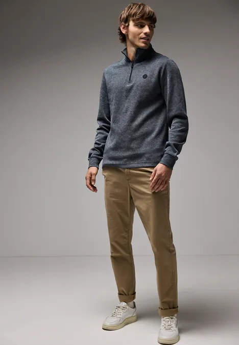 T-shirt à manches longues Troyer heavy grey