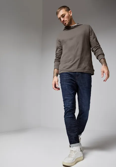 Zacht hoodie shirt mushroom brown
