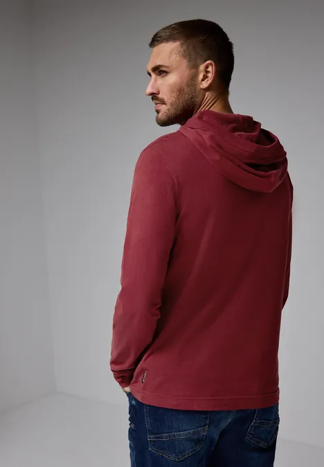 Sweat à capuche doux real red