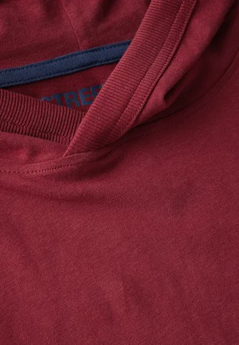 Sweat à capuche doux real red