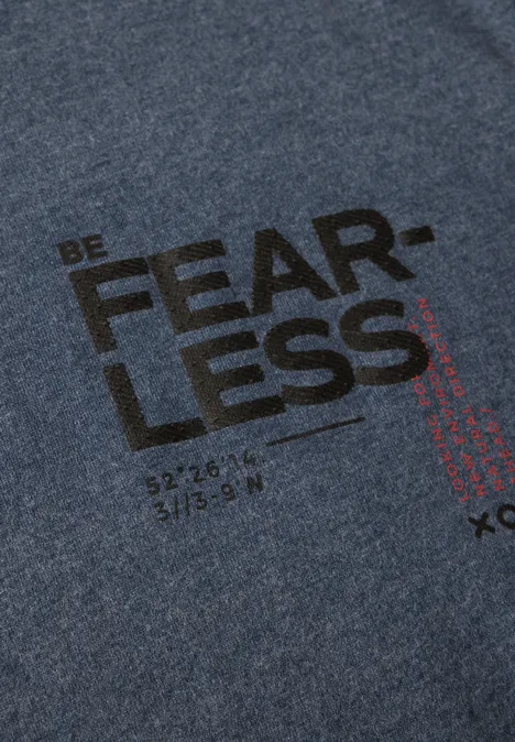 Softes Longsleeve mit Print dark blue melange