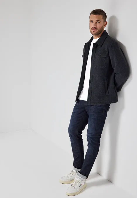 T-Shirt mit grafischem Print bright white