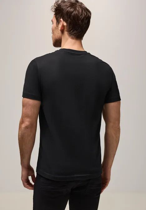 T-shirt avec petit imprimé Black