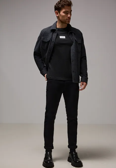 T-shirt avec petit imprimé Black