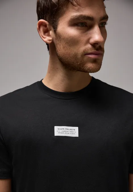 T-shirt avec petit imprimé Black