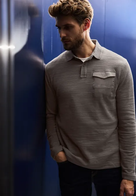 Polo mushroom brown