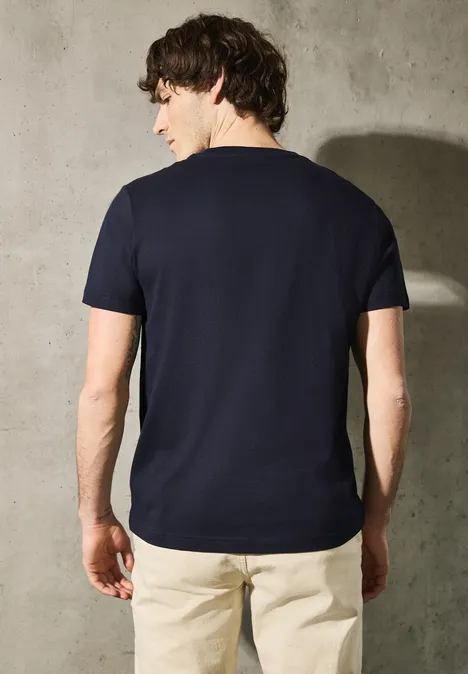 T-Shirt mit Fotoprint night blue