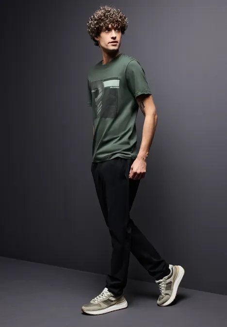 T-shirt avec imprimé mineral green