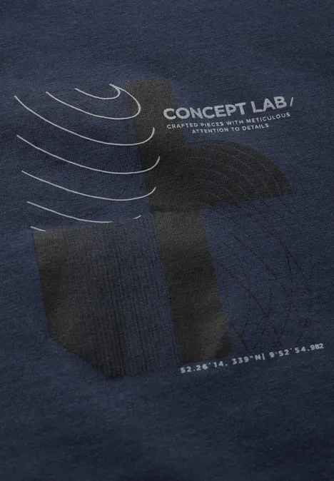 T-shirt avec imprimé bold blue