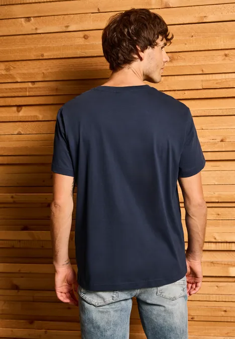 T-shirt avec motif à rayures bold blue
