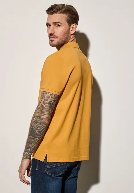Polo piqué electric yellow