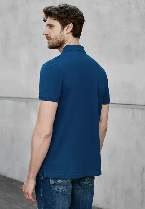 Polo piqué twilight blue