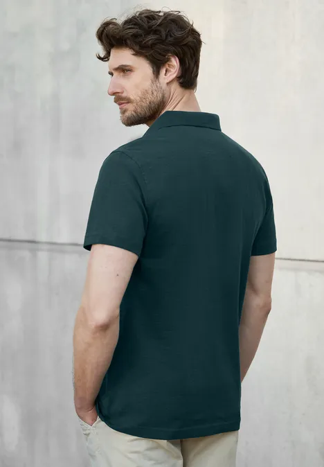 Polo en jersey endless green