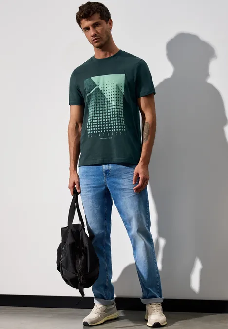 T-Shirt mit Print endless green