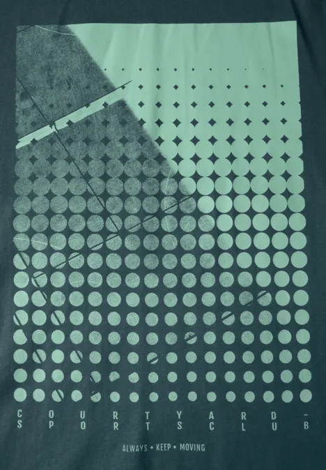 T-Shirt mit Print endless green