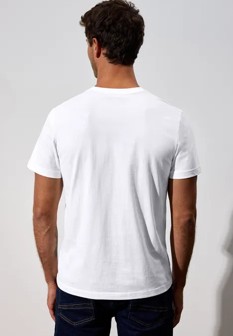 T-shirt avec imprimé bright white