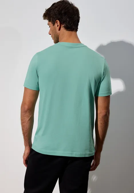 T-Shirt mit Print mint green