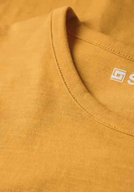 T-shirt ras du cou electric yellow