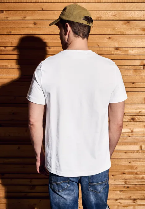 T-shirt à col rond bright white