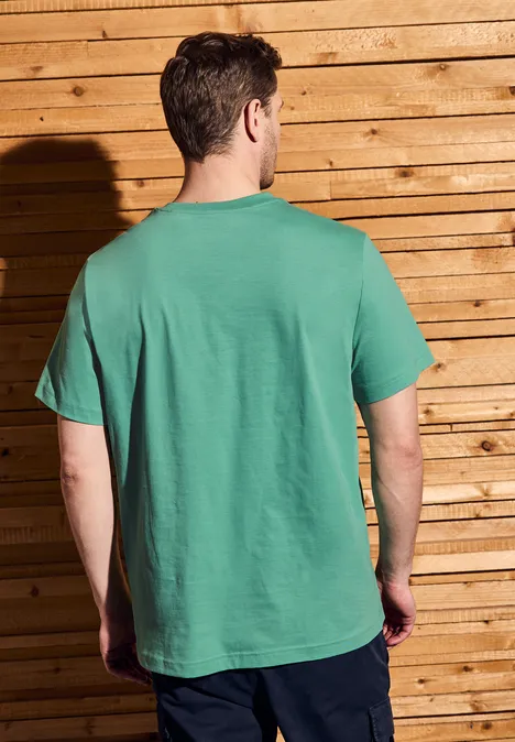 T-shirt à col rond mint green