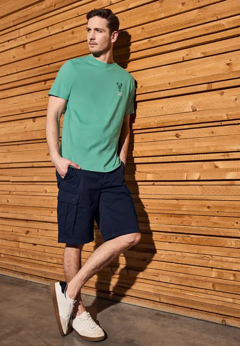 T-shirt à col rond mint green
