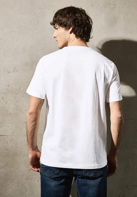T-shirt avec imprimé coquillage bright white