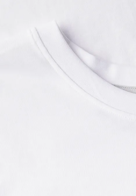 T-shirt avec imprimé coquillage bright white