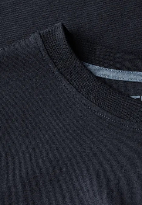 T-shirt avec imprimé coquillage dark ink blue