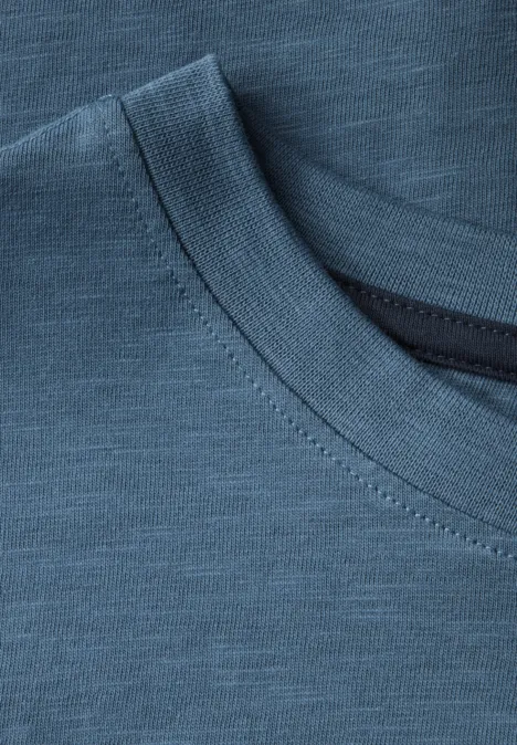 T-shirt avec backprint ocean blue