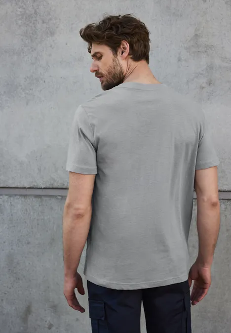 T-shirt avec chestprint harbour grey