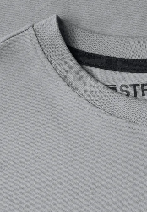 T-shirt avec chestprint harbour grey