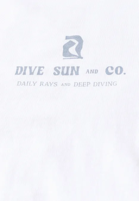 T-shirt avec backprint bright white