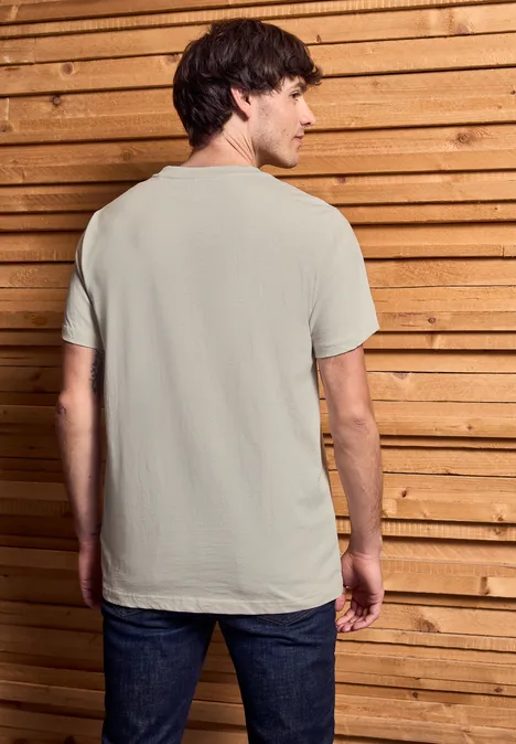 T-shirt à l'imprimé marin basic beige