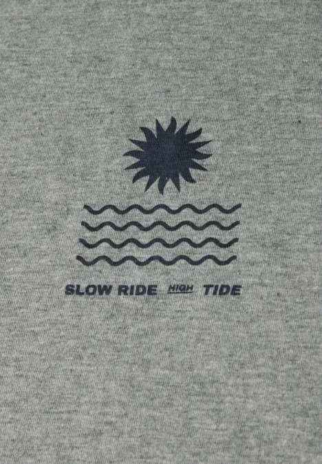 T-shirt avec chestprint cloud grey melange