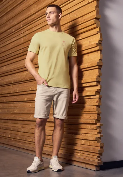 T-shirt avec chestprint sunny yellow