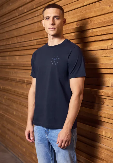 T-shirt avec chestprint dark navy blue