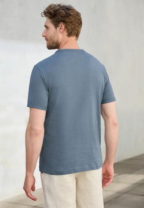 T-shirt avec imprimé dusty blue