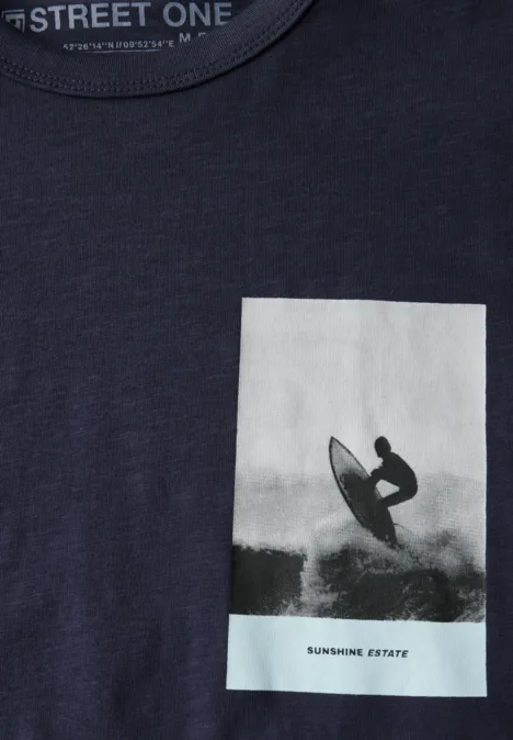 T-shirt avec imprimé dark navy blue