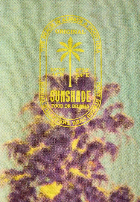 T-shirt avec photo imprimée sunny yellow