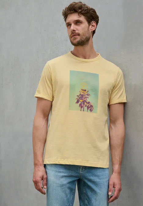T-shirt avec photo imprimée sunny yellow