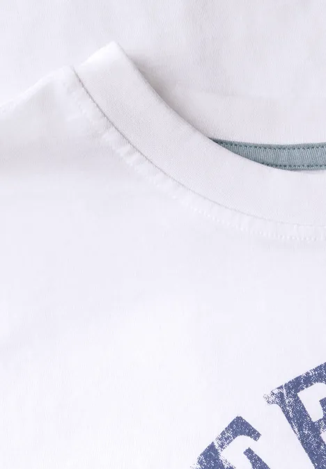 T-shirt avec imprimé bright white