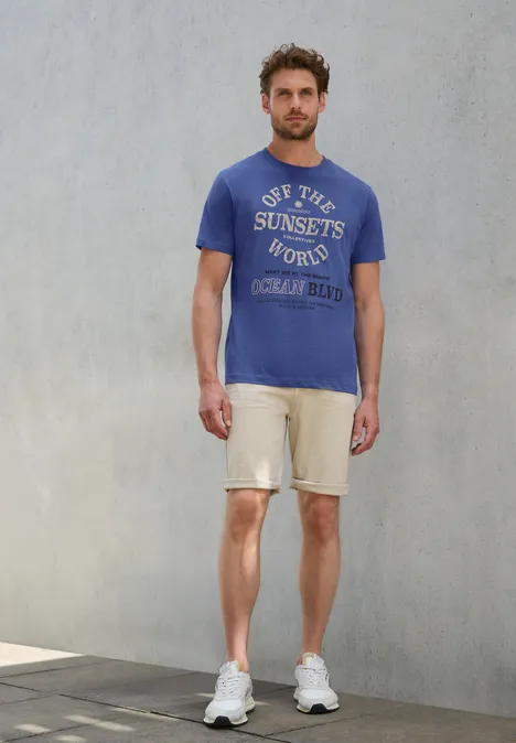 T-shirt avec imprimé midsummer blue