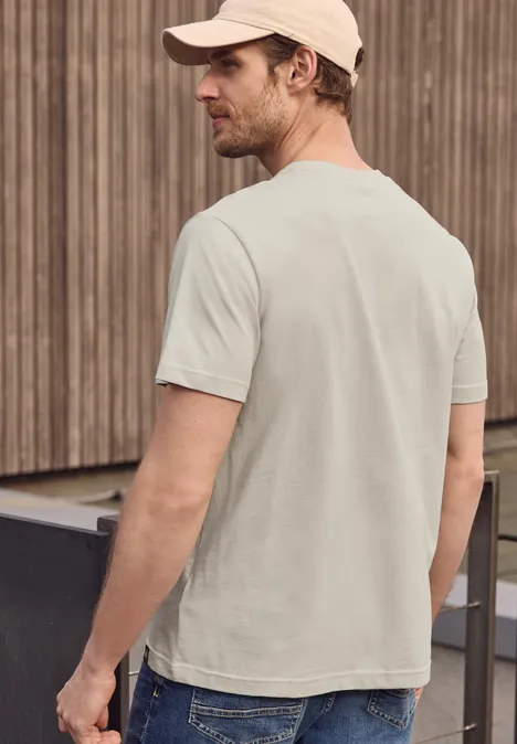 Koszulka Basic w jednolitym kolorze basic beige Koszulka Basic w jednolitym kolorze basic beige