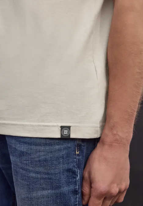 Koszulka Basic w jednolitym kolorze basic beige Koszulka Basic w jednolitym kolorze basic beige