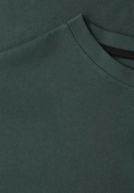 T-shirt basique en couleur unie sea green