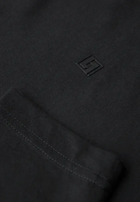 Softes Langarmshirt Black