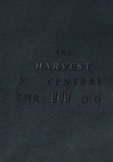 Softes Wording Langarmshirt nocturnal blue