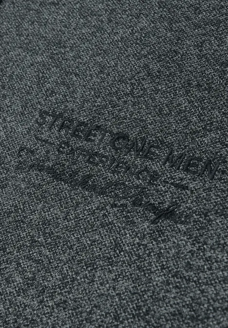 Shirt met lange mouwen en borduursel null