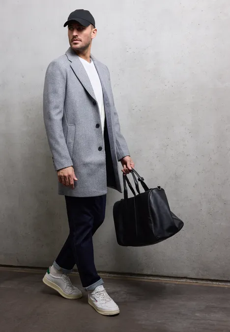 Basic V-hals Shirt White